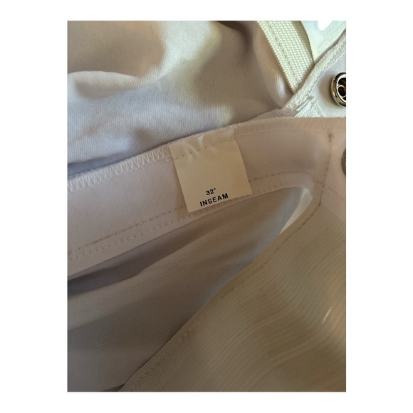 Russel White Baseball Pants with Black Piping Size 36/32 - Picture 4 of 4